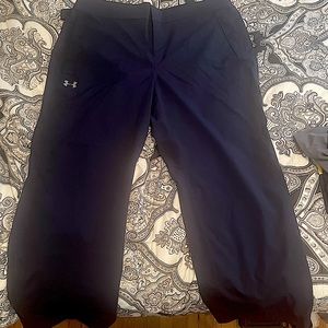 MENS UNDER ARMOUR STORMPROOF LINED MENS RAIN PANTS Size XXL NAVY BLUE
